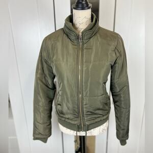 Fashion Nova Olive Green Puffer Coat Size Medium
